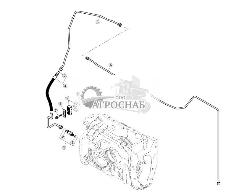Тормозные масляные трубопроводы, передние, IVT™50K - ST121867 546.jpg